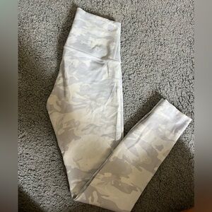 lululemon athletica Gray Camo Leggings